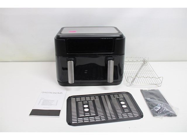 Gastronoma airfryer heteluchtfriteuse 10l 10 programma's zwart - afbeelding 2 van  3