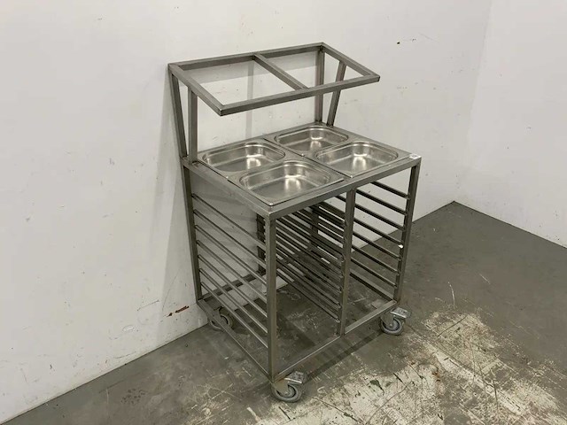 Gastronorm uitschepwagen - afbeelding 3 van  5