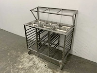 Gastronorm uitschepwagen - afbeelding 1 van  5