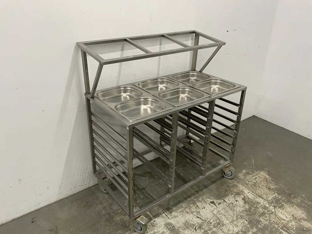 Gastronorm uitschepwagen - afbeelding 3 van  5