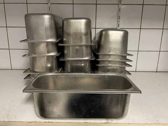 Gastronormbak - 1/4gn-120 (15x) - afbeelding 2 van  2