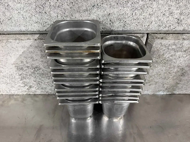 Gastronormbak 1/6 gn-100 (20x) - afbeelding 2 van  3