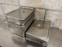 Gastronormbak met deksel 1/1 gn-150 (8x)