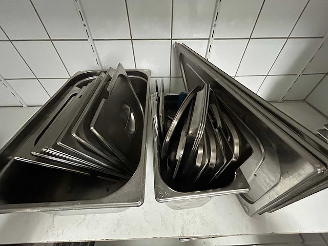 Gastronormbakken - partij gn deksels 1/2gn - 1/1gn - 1/4gn - afbeelding 3 van  4
