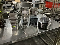 Gastronormbakken en benodigdheden