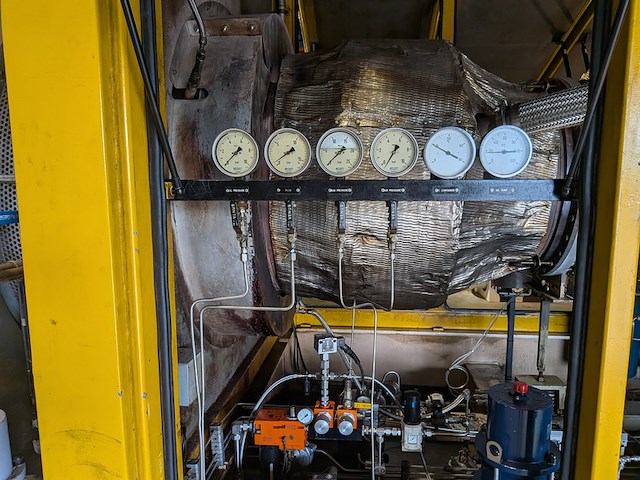 Gasturbine en tandwielkast en elektrostatisch filter, solar turbines, taurus 60 - afbeelding 9 van  54