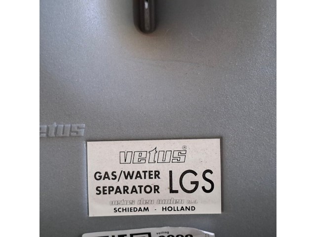 Gas/water separator vetus, lgs - afbeelding 2 van  4