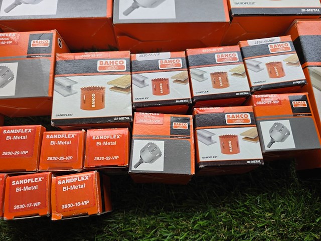 Gatenboren en gereedschapskoffer bahco, diverse - afbeelding 11 van  12