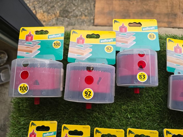Gatenboren en gereedschapskoffer tayg wolfkraft, diverse - afbeelding 4 van  8