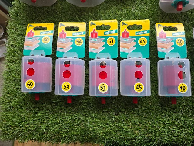 Gatenboren en gereedschapskoffer tayg wolfkraft, diverse - afbeelding 8 van  8