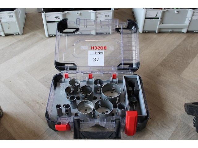 Gatenborenset bosch 12-delig in koffer - afbeelding 1 van  2