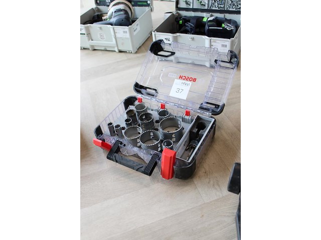 Gatenborenset bosch 12-delig in koffer - afbeelding 2 van  2