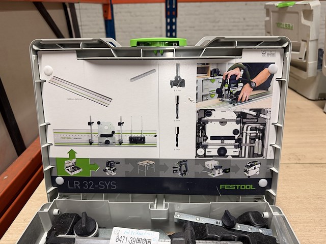 Gatenrij-boorset in systainer met 1x geleiderail festool, lr 32-sys - afbeelding 4 van  7