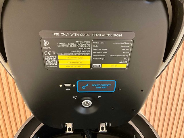 Gausium - vacuüm 40 - floor cleaner - 2022 - afbeelding 6 van  16