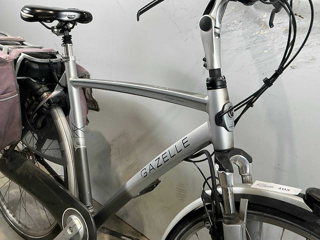 Gazelle chamonix c7 elektrische herenfiets - afbeelding 4 van  12