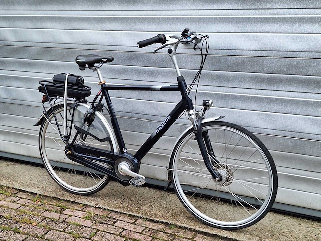 Gazelle orange comfort elektrische herenfiets middenmotor heren fiets - afbeelding 2 van  8