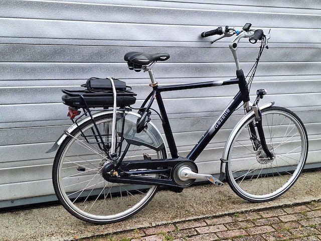 Gazelle orange comfort elektrische herenfiets middenmotor heren fiets - afbeelding 3 van  8