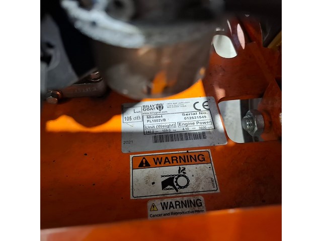 Gazonbeluchter benzine, billy goat industries, pl1801v, 2021 - afbeelding 4 van  5