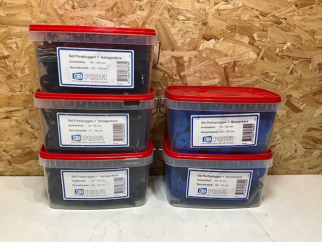 Gb profi emmer pluggen met inslag en boorankers (5x) - afbeelding 2 van  7