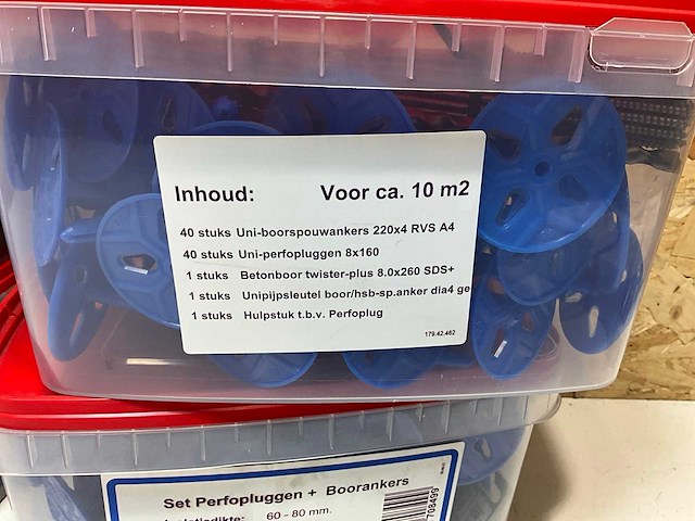 Gb profi emmer pluggen met inslag en boorankers (5x) - afbeelding 7 van  7