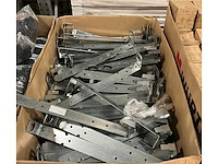 Gb randbekisting beugel (670 x 65 x 4mm)(100 stuks) - afbeelding 2 van  3