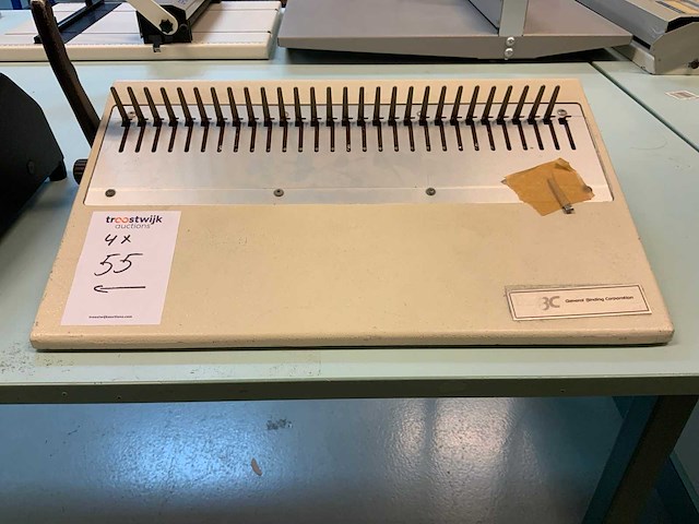 Gbc, dgs, wire bind inbindmachines (4x) - afbeelding 6 van  20