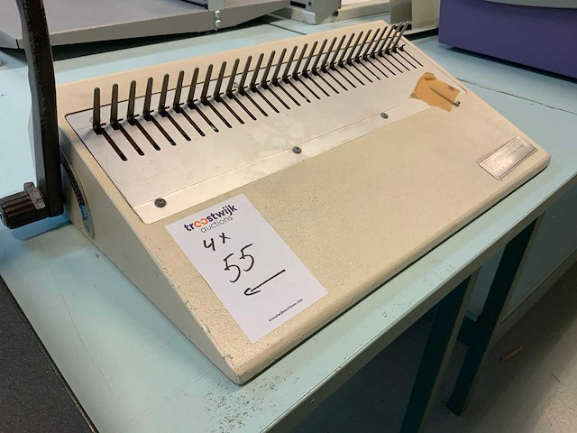 Gbc, dgs, wire bind inbindmachines (4x) - afbeelding 8 van  20