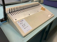 Gbc, dgs, wire bind inbindmachines (4x) - afbeelding 8 van  20