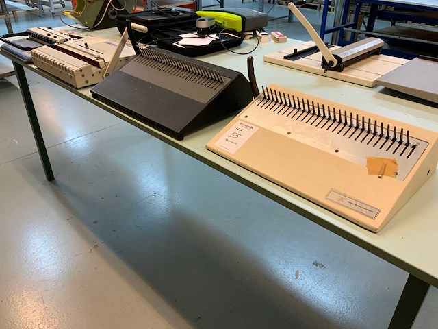 Gbc, dgs, wire bind inbindmachines (4x) - afbeelding 1 van  20