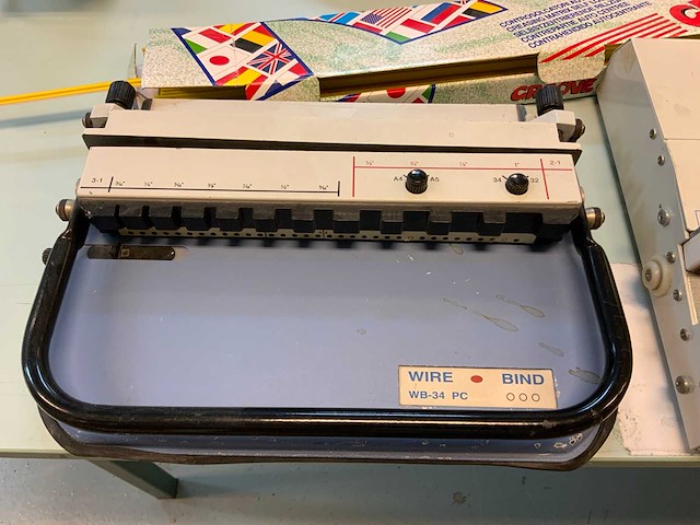 Gbc, dgs, wire bind inbindmachines (4x) - afbeelding 17 van  20