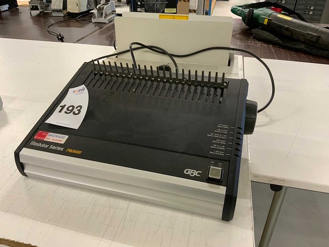 Gbc, maxibind inbindmachine (2x) - afbeelding 4 van  11
