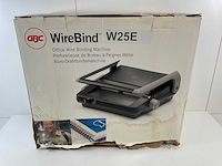 Gbc (w25e) professional electric wire binding machine (new) - afbeelding 7 van  9