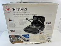 Gbc (w25e) professional electric wire binding machine (new) - afbeelding 8 van  9