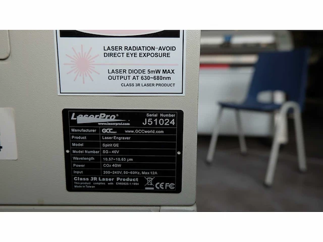 Gcc - spirit ge - laser graveer- en snijmachine - afbeelding 3 van  4