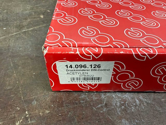 Gce rhöna reduceerventiel voor acetyleen gasflessen - afbeelding 5 van  5