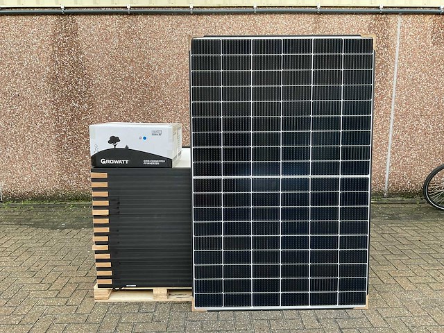 Gcl - set van 28 zonnepanelen - growatt 10k omvormer - afbeelding 1 van  8