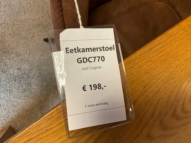 Gdc eetkamerstoel (2x) - afbeelding 6 van  6