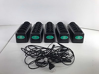 Gds tech (ram-gds-dock-6g1p) gds 6-port desktop charging dock for intelliskin devices (5x) - afbeelding 1 van  7
