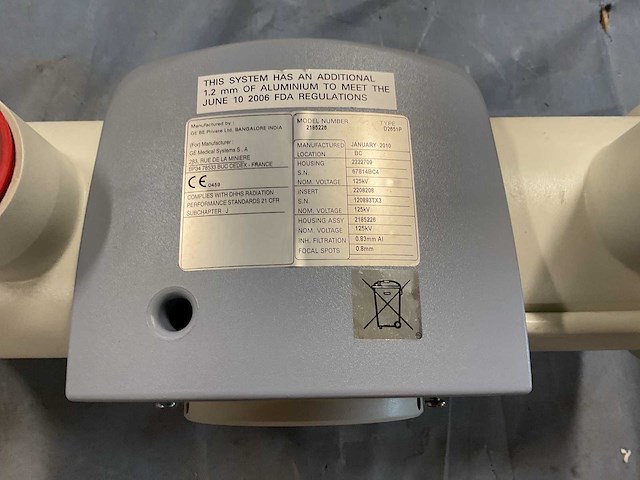 Ge d2651p x-ray equipment - afbeelding 3 van  3