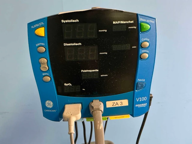 Ge heakthcare dynamap v100 bloeddrukmeter (6x) - afbeelding 6 van  10