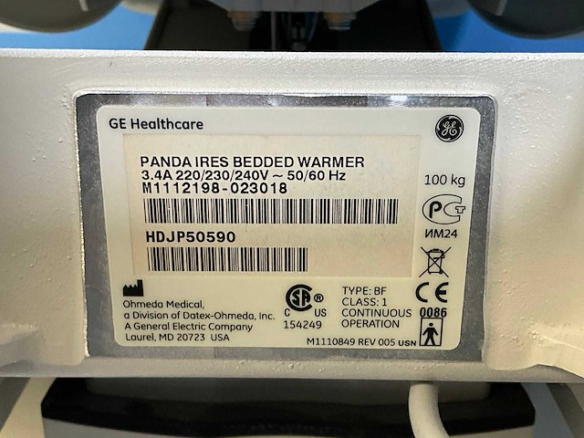 Ge healthcare - panda ires - baby opvangtafel - afbeelding 8 van  16