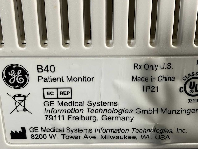 Ge healthcare - patient monitor - 2016 (42x) - afbeelding 5 van  6