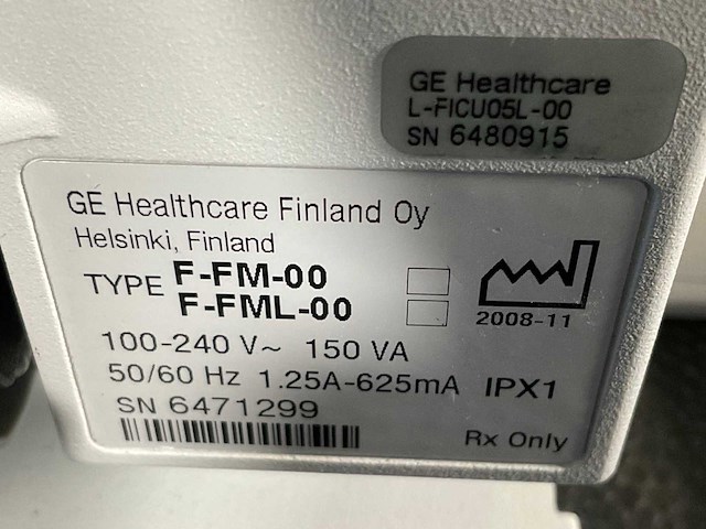 Ge healthcare - type fm patient monitor - 2008 - afbeelding 6 van  6