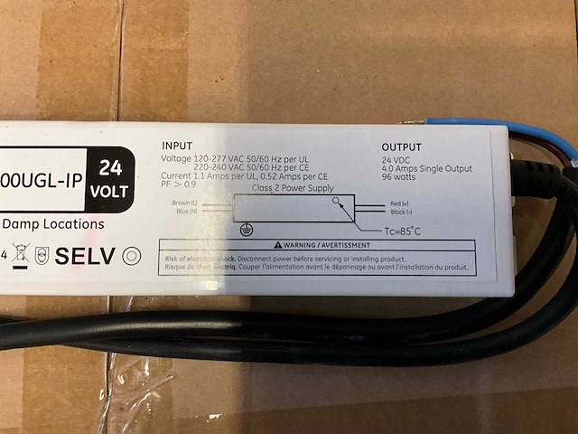 Ge led driver geps24-100ugl-ip 24v voeding (30x) - afbeelding 3 van  4