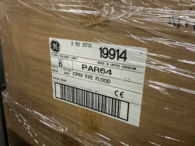 Ge lighting cp62 p64 1000w par lamp (86x) - afbeelding 3 van  5
