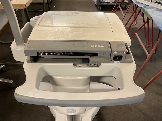 Ge mac 5500 ecg analyse systeem - afbeelding 6 van  6