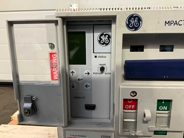 Ge mn31w25 2500 a air circuit breker - afbeelding 5 van  6