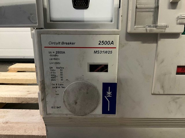 Ge mn31w25 2500 a air circuit breker - afbeelding 6 van  6