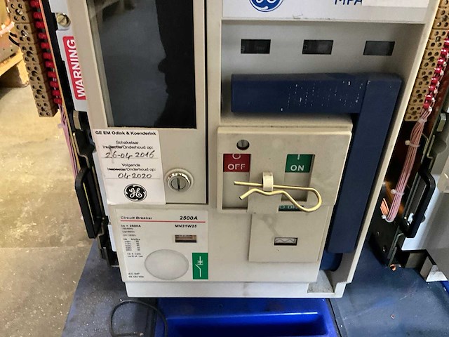Ge mn31w25 2500 a air circuit breker - afbeelding 3 van  4