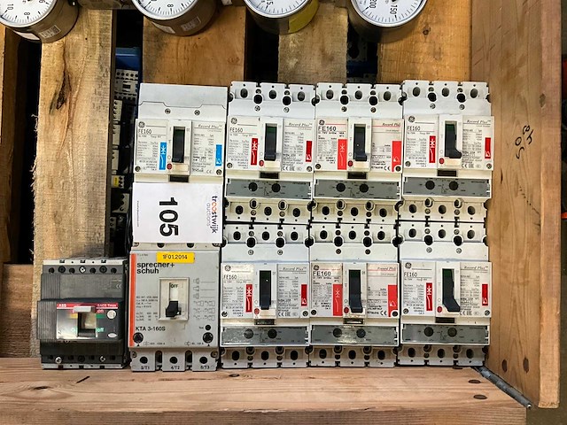 Ge / sprecher schuh / abb mccb circuit breaker (9x) - afbeelding 1 van  5